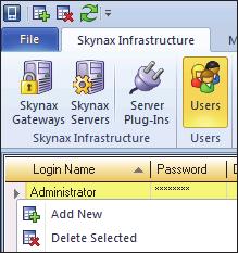 2 Determine if you want to keep the Administrator user: To keep the Administrator user, click the Password field and