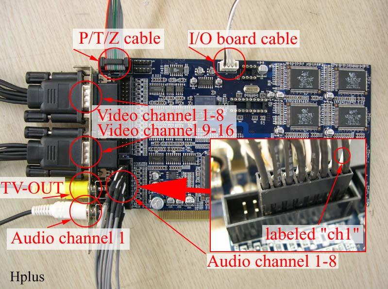 picture on the left is 4CH audio connector.