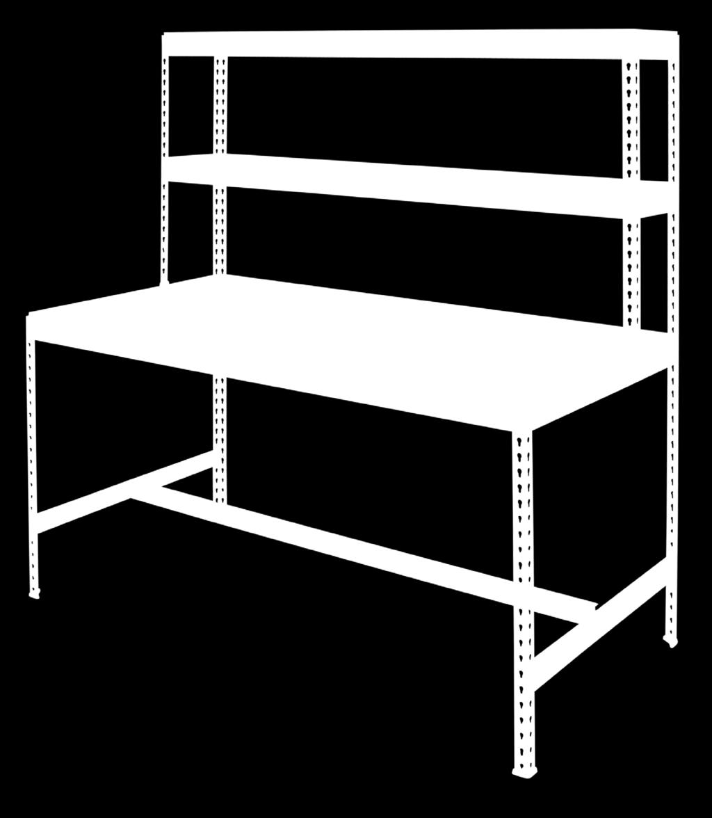 15 RRWST/18/24/09/03/MFC 347.30 (** each shelf to carry no more than 400kgs. Floor fixing required = metal feet are supplied so uprights can be fixed to the floor. Floor fixings not icluded.