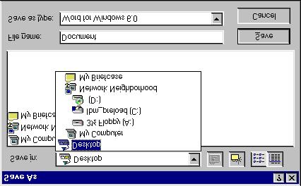 4 WINDOWS 95 LINC FOUR Formatting a Disk Before you can save a file on a floppy disk it must be formatted to receive your file.