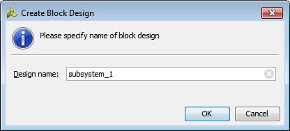 Step 1: Creating a Project Step 2: Create an IP Integrator Design 1. 2. In the Flow Navigator, select the Create Block Design option.