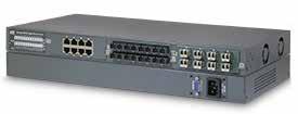 Gigabit and Fast Ethernet Networking Solutions KGS-2422 Managed 24-Port Modular L2 Gigabit Ethernet Switch with 100BASE-FX Support The 24-port Managed Gigabit Ethernet Switches are standard L2