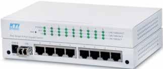 Gigabit and Fast Ethernet Networking Solutions KGS-124 16/24-Port 10/100/1000Base-T Gigabit Ethernet Switches The 10BASE-T/100BASE-TX/1000BASE-T Switches, which are high-performance Gigabit Ethernet