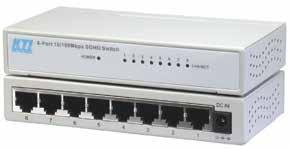 Gigabit and Fast Ethernet Networking Solutions NETWORK INFRASTRUCTURE XXX SOLUTIONS KS-115FM-V/KS-117FM-V Web-Smart Managed 5/7-Port 10/100 Fast Ethernet Switches with 1 Fiber Connection This is a