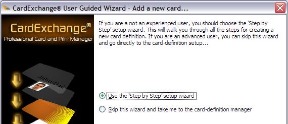 STEP-2 Adding a Badge Design via Card Definition Wizard Start the Care Manager as described in the previous step.