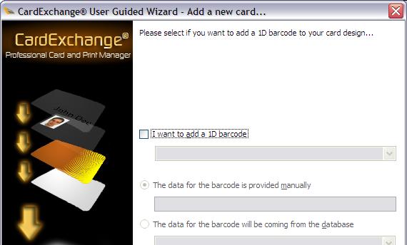 ADD A BARCODE TO THE BADGE (OPTIONAL) SG Badging w/ Card Exchange Inside Quick Guide check