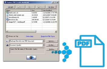 The experience speaks for itself DATASHEET PDF Create 6 Create PDF Files from any PC Application Create PDF files from all of your documents with just the click of a mouse, thanks to PDF Create.