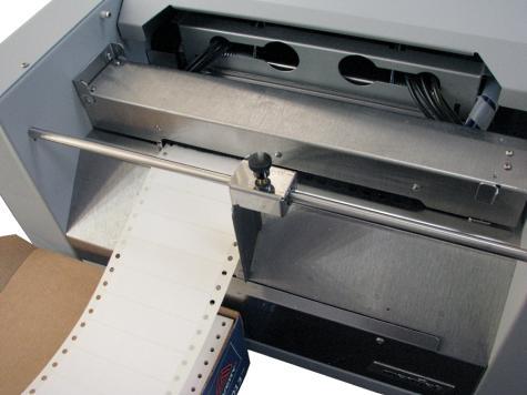 SECTION 2 INSTALLING THE PRINTER Fanfold Labels IMPORTANT! Make sure both the Unwinder and Winder are turned OFF or disconnected from the Printer and moved out of the way.