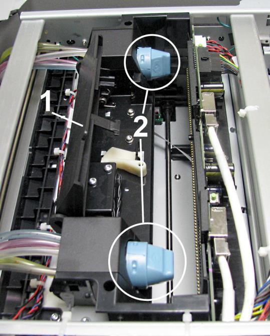 SECTION 2 INSTALLING PRINTER Install Printhead Cartridge Printhead Cartridge is a delicate precision device. Handle with extreme care to avoid damage and issues that could degrade print quality.