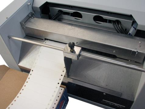 SECTION 2 INSTALLING PRINTER Roll-to-Cut Labels IMPORTANT! Winder must be turned OFF or disconnected from Printer and moved out of the way. This ensures that automatic cut function is enabled.