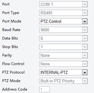 Parameter Server IP, Server Port Description IP address and port number of the central management server. 5. Click Save.