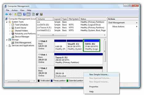 Partitioning & Formatting If the drive does not appear, make sure the drivers are installed properly and the power is on. Only one single volume will be visible instead of two separate drives.