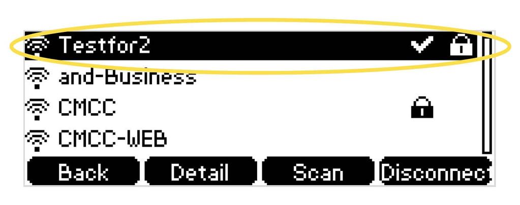 Manually Connect to an Available Wireless Network Cont. 8. Once the connection has completed successfully, the icon appears after the name of the wireless network 9.
