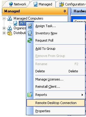 Computer right-click menu Add an application to the list of options on the right-click menu for a computer or multi-selected set of computers by adding a line to the SingleComputerApps section of the