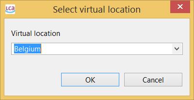 Set virtual location recursively will set the location introduced for all processes in the supply