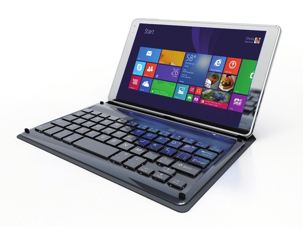 3 Keyboard (optional) Cover with keyboard designed specifically for Yashi Windows tablet.
