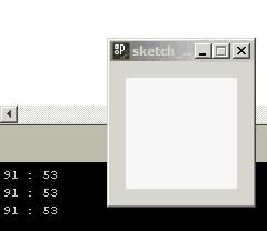 void setup() { size(100, 100); //set the window to 100x100 pixels