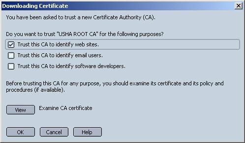 Open the CONNECTUPS-X /-BD /-E PRODUCT FAMILY Root CA certificate from File -> Open File, see Figure