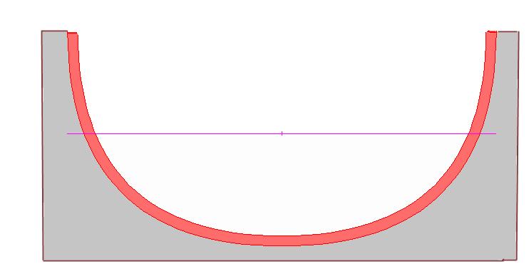 Chapter 5 Using Maxsurf The direction that the thickness projects from the line of the designed surface needs to be specified.
