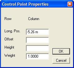 This function is useful for aligning columns of control points; see below: Select the control points you wish to align: Select Control Properties from the Controls menu: Any data fields, which are
