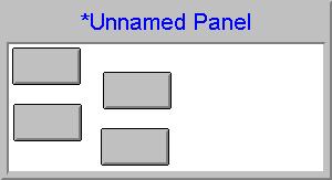 Move a Group of Buttons on a Panel To move a group of buttons on a panel, select the buttons using the 'rubberbanding' technique.