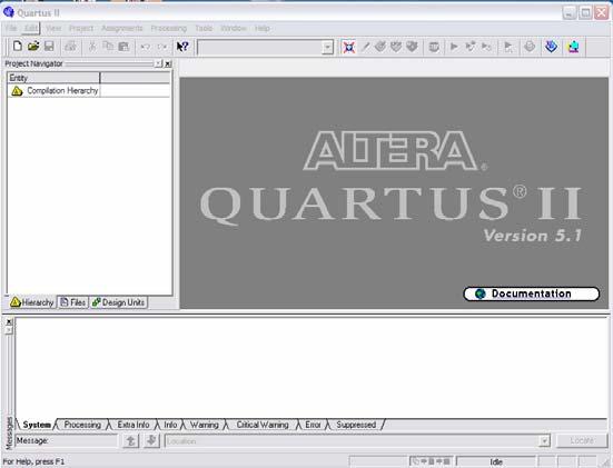 QuartusII Tutorial Create New Design Entry Verilog, VHDL or Schmetic Diagram Create Project