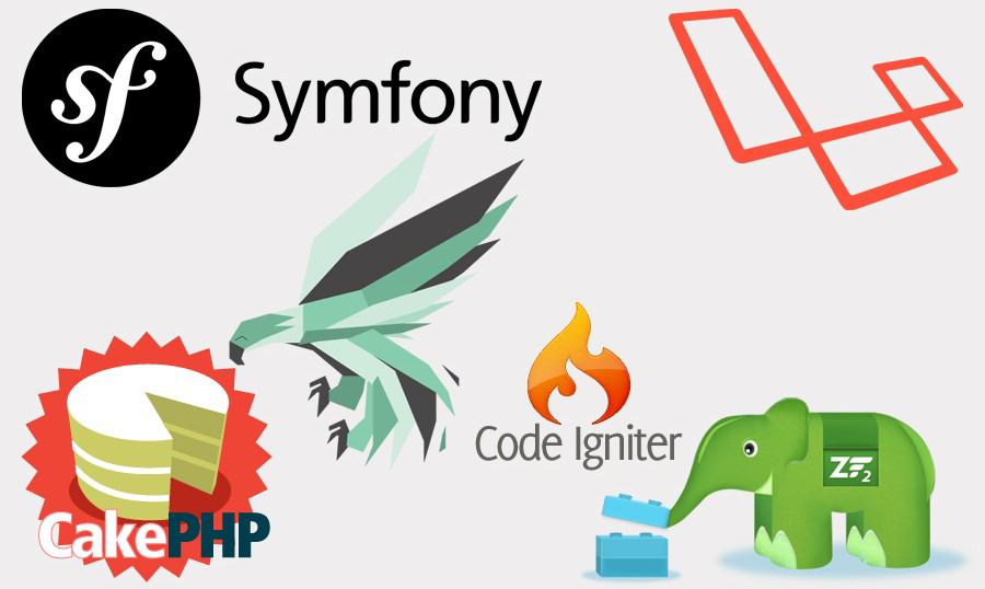 Ruby on Rails (Ruby) Django (Python) "Symfony (PHP) CakePHP