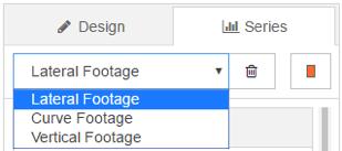Figure 14 The options to configure series are the following: Panel Function This panel shows two different options to configure: Name: