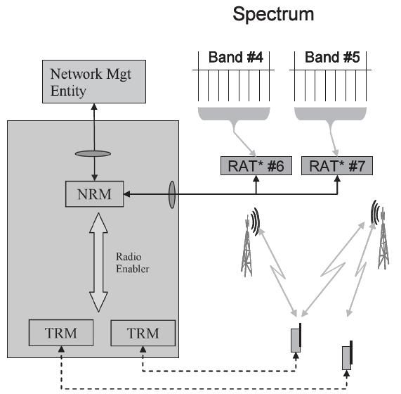 Figure 5: Distributed radio resource usage optimization. V. SYSTEM REQUIREMENTS The advanced spectrum management considered in IEEE 1900.