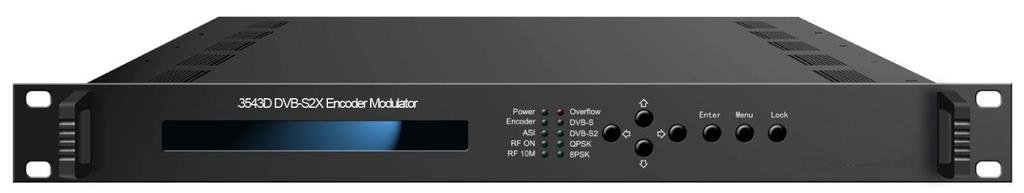 SFT 3543D DVB-S2X Encoder Modulator Product Overview SFT3543D DVB-S/S2X