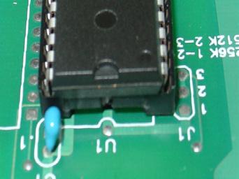 ( the Multifunction board bag will do in a pinch) 2. This is representative of the EPROM (U1) to be removed. 3.