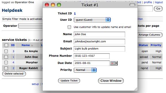 3.4. Ticket properties While in Ticket Browser, you may activate ticket properties inspector.