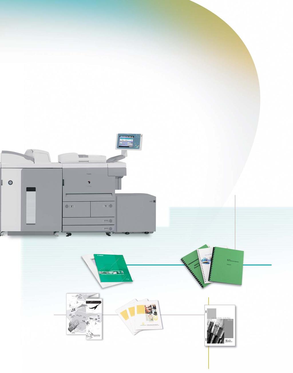 The imagerunner 7105, imagerunner 7095, and imagerunner 7086 devices are modular, allowing you to mix and match the paper supply and advanced finishing accessories you need to meet your diverse