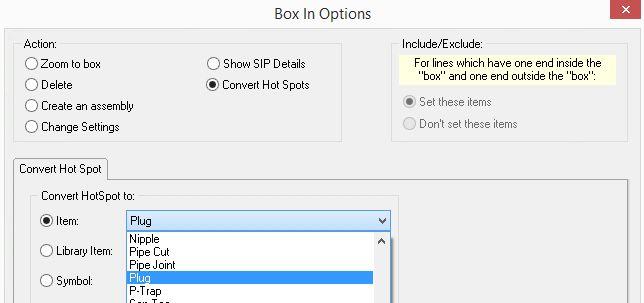 Tip- It is also possible to limit the selection with the box in tool and only search inside a certain area.
