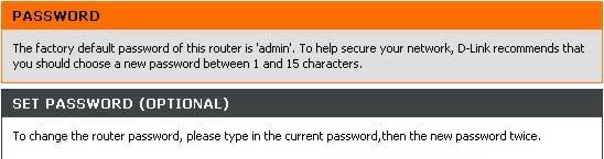 Maintenance Password Typically on first things the administrator is likely to change is the device password used to access the management software.