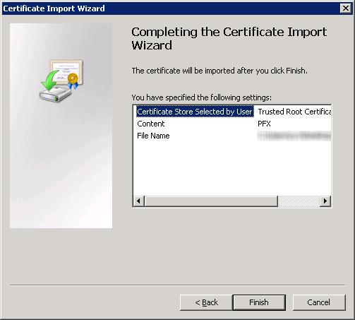 6 Backup and restore Qlik Sense 18. Click the Refresh button ( ) and check that the imported CA is available in the Trusted Root Certification Authorities folder. 19.