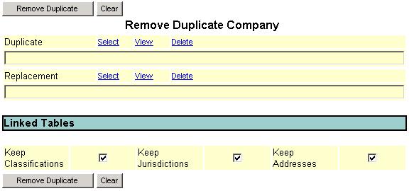 Once you have clicked on the appropriate duplicate field Then just complete the relevant sections. E.G.