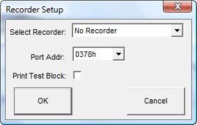 3-5 SounderSuite-USB: PostSurvey 3.10.1 Setup This option brings up a dialog box that allows the user to select a thermal recorder to be used for making hardcopies.