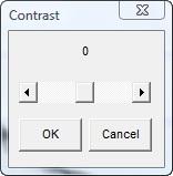 SounderSuite-USB: PostSurvey 5-1 5 Settings 5.1 Contrast This option pops up a dialog box with a single control that allows the user to increase/decrease the contrast of the displayed greyscale data.