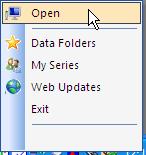 4. If you try to open and initiate the MetaData Manager program by double clicking on the icon (or selecting it from your Start menu), but it is already open and