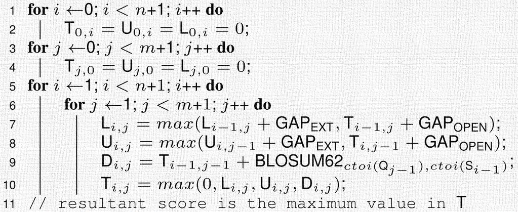 constant, linear, affine T i,j = max 0 max 0 l<j (T i,l + θ i,l + β i,k ) j k=l+1 j