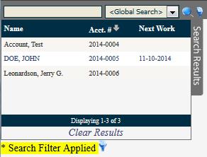 Report Filters: Filters can also be applied when generating reports so as to only include some set of information, such as a specific client or date range.