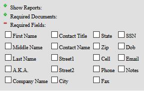 If all required documents are not uploaded (Document names must match exactly), an alert will appear to