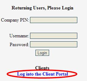 Appendix C - Online Client Portal With the online client portal, your clients can review accounts, add accounts, submit bulk files, and print