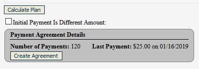 just the values, or disable them for this payment plan. a.