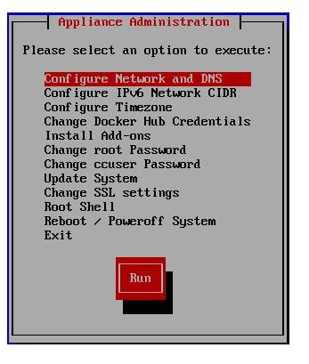 Zenoss Resource Mnger Instlltion Guide 3 Select the NetworkMnger TUI menu s follows: In