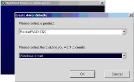 To create a driver diskette: 1. Insert the CD into the system s CD/DVD drive. The program should start automatically. 2.