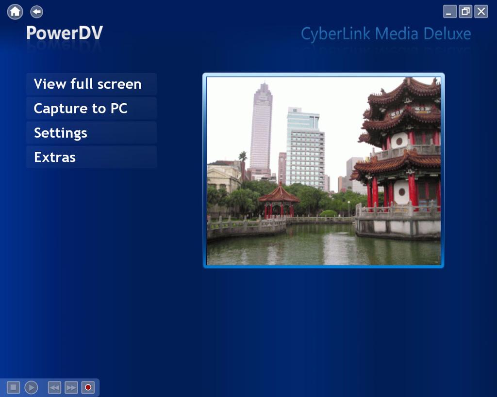 Chapter 2: Capturing Video CyberLink PowerDV provides real-time preview and capture from a DV camcorder or PC web cam to your computer's hard drive.
