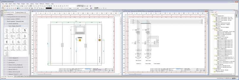 Technical data Complete circuit documentation made easy FluidDraw P5 with symbol library, layout sketch of control cabinet, electrical circuit diagram and project tree Description FluidDraw offers an