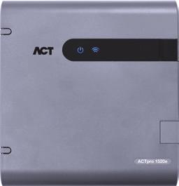Scalable IP Based Access Control ACTpro 1520e Single Door IP controller with PSU Product Code: ACTpro 1520e ACTpro 1520e - Features Single Door IP Controller with 2Amp PSU and Dual Ethernet switch